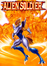 Alien Soldier - Fanart - Box - Front (Europe) - 1800x2550