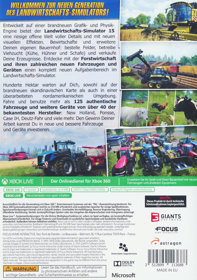 Farming Simulator 15 - Box - Back (Germany) - 600x852