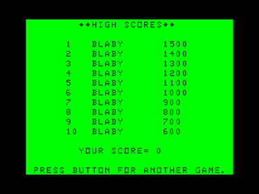 Mac Dougal's Last Stand - Screenshot - High Scores (United Kingdom) - 320x240