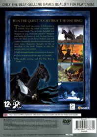 The Lord of the Rings: The Fellowship of the Ring - Box - Back (Europe) - 566x800