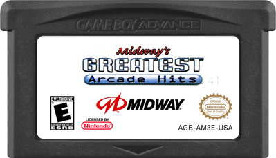 Midway's Greatest Arcade Hits - Cart - Front (North America) - 1000x574