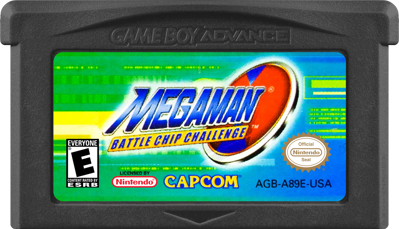 Mega Man: Battle Chip Challenge - Cart - Front (North America) - 1000x574