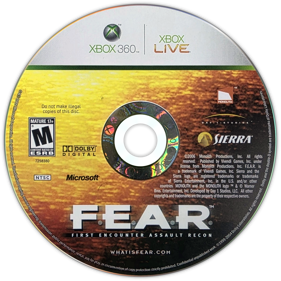 F.E.A.R. - Disc (North America) - 1311x1311