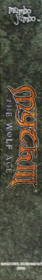 Myth III: The Wolf Age - Box - Spine (North America) - 120x800