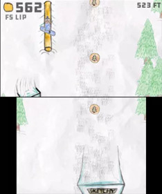 Illustration of Sketchy Snowboarding
