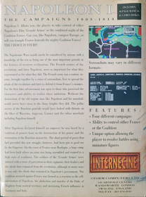 Napoleon I: The Campaigns 1805-1814 - Box - Back (United Kingdom) - 890x1200