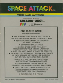 Space Attack - Box - Back (North America) - 1703x2261