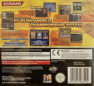 Yu-Gi-Oh! 5D's World Championship 2011: Over the Nexus - Box - Back (Germany) - 991x905