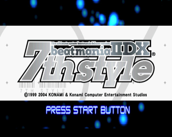 beatmania IIDX 7th style - Screenshot - Game Title (Japan) - 640x512