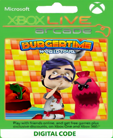BurgerTime World Tour - Fanart - Disc (World) - 1268x1540