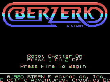 Berzerk - Screenshot - Game Title (World) - 256x192