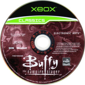 Buffy the Vampire Slayer - Disc (Europe) - 766x771