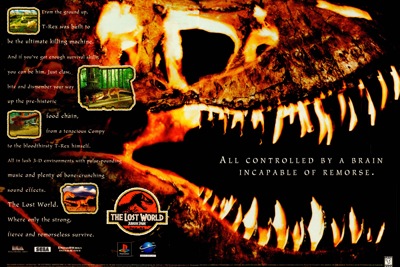 The Lost World: Jurassic Park - Advertisement Flyer - Front (North America) - 2448x1636