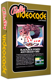 Blackjack / Poker / Acey-Deucey - Box - 3D (North America) - 903x1401