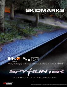 SpyHunter - Advertisement Flyer - Front (United Kingdom) - 2475x3200