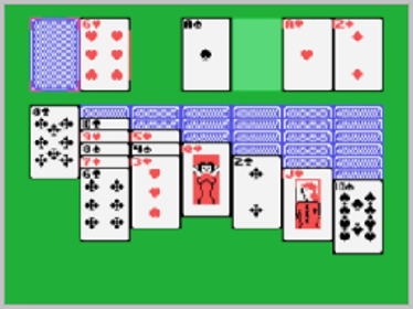 Klond1ke Solitaire - Screenshot - Gameplay (World) - 256x192