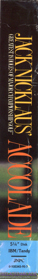 Jack Nicklaus' Greatest 18 Holes of Major Championship Golf - Box - Spine (North America) - 143x1050