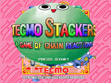 Tecmo Stackers - Screenshot - Game Title (North America) - 640x480