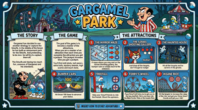 Gargamel Park - Arcade - Controls Information (World) - 2752x1536