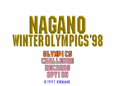 Nagano Winter Olympics '98 - Screenshot - Game Title (World) - 320x240