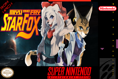 Miyu and Fay in Star Fox - Fanart - Box - Front (World) - 1500x1000
