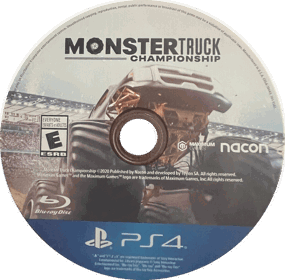 Monster Truck Championship - Disc (North America) - 1076x1059