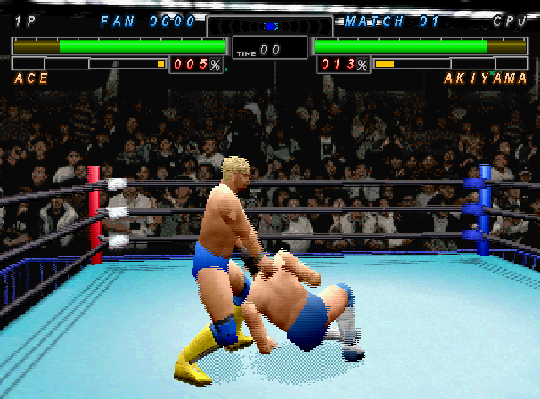 Illustration of Zen Nihon Pro Wrestling Featuring Virtua