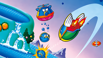 Sega Ages: Fantasy Zone - Fanart - Background (Japan) - 1600x900