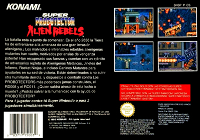 Contra III: The Alien Wars - Box - Back (Spain) - 2464x1728