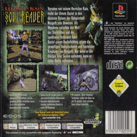 Legacy of Kain: Soul Reaver - Box - Back (Germany) - 640x640