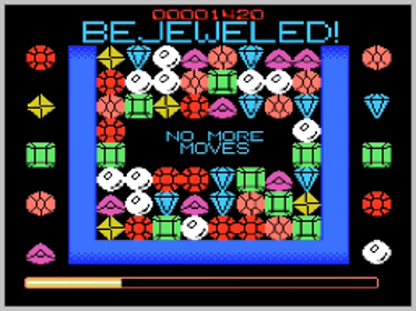 Bejeweled - Screenshot - Game Over (World) - 256x192