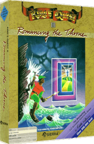 King's Quest II: Romancing the Throne - Box - 3D (United Kingdom) - 820x1244