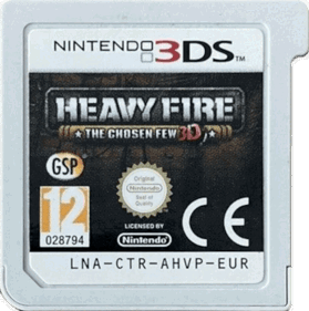 Heavy Fire: The Chosen Few 3D - Cart - Front (Europe) - 440x443