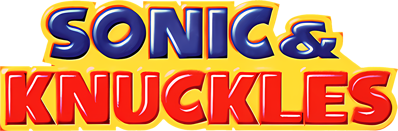 Sonic & Knuckles - Clear Logo (World) - 1200x395