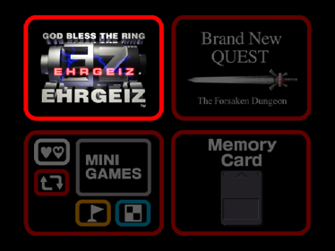 Ehrgeiz: God Bless the Ring - Screenshot - Game Select (World) - 640x480