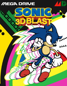 Sonic 3D Blast - Fanart - Box - Front (North America) - 500x646