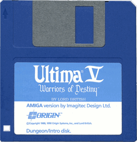 Ultima V: Warriors of Destiny - Disc (North America) - 735x761