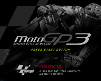 MotoGP 3 - Screenshot - Game Title (World) - 640x512