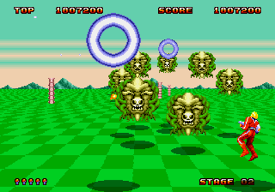 Space Harrier II - Screenshot - Gameplay (World) - 640x448