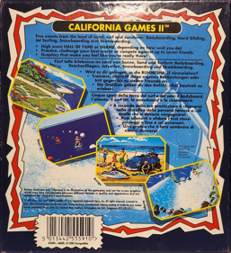 California Games II - Box - Back (Europe) - 1623x1773