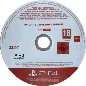 PayDay 2: Crimewave Edition - Disc (World) - 1139x1138