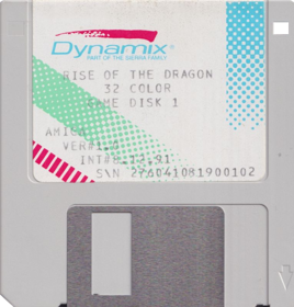 Rise of the Dragon - Disc (United Kingdom) - 765x800