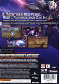 Dynasty Warriors: Gundam 2 - Box - Back (Germany) - 600x854