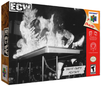 ECW House Party Mixtape - Box - 3D (North America) - 1367x1167