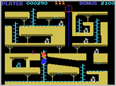 Bagman - Screenshot - Gameplay (World) - 256x192