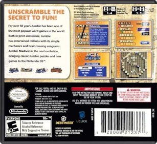 Jumble Madness - Box - Back - Reconstructed (North America) - 774x708