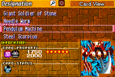 Yu-Gi-Oh! Worldwide Edition: Stairway to the Destined Duel - Screenshot - Gameplay (North America) - 240x160