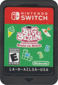 Big Brain Academy: Brain vs. Brain - Cart - Front (North America) - 500x729