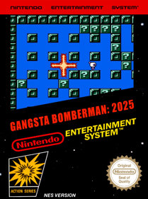 Gangsta Bomberman: 2025 - Fanart - Box - Front (World) - 798x1072