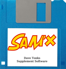 SAM'X - Fanart - Disc (Europe) - 489x509